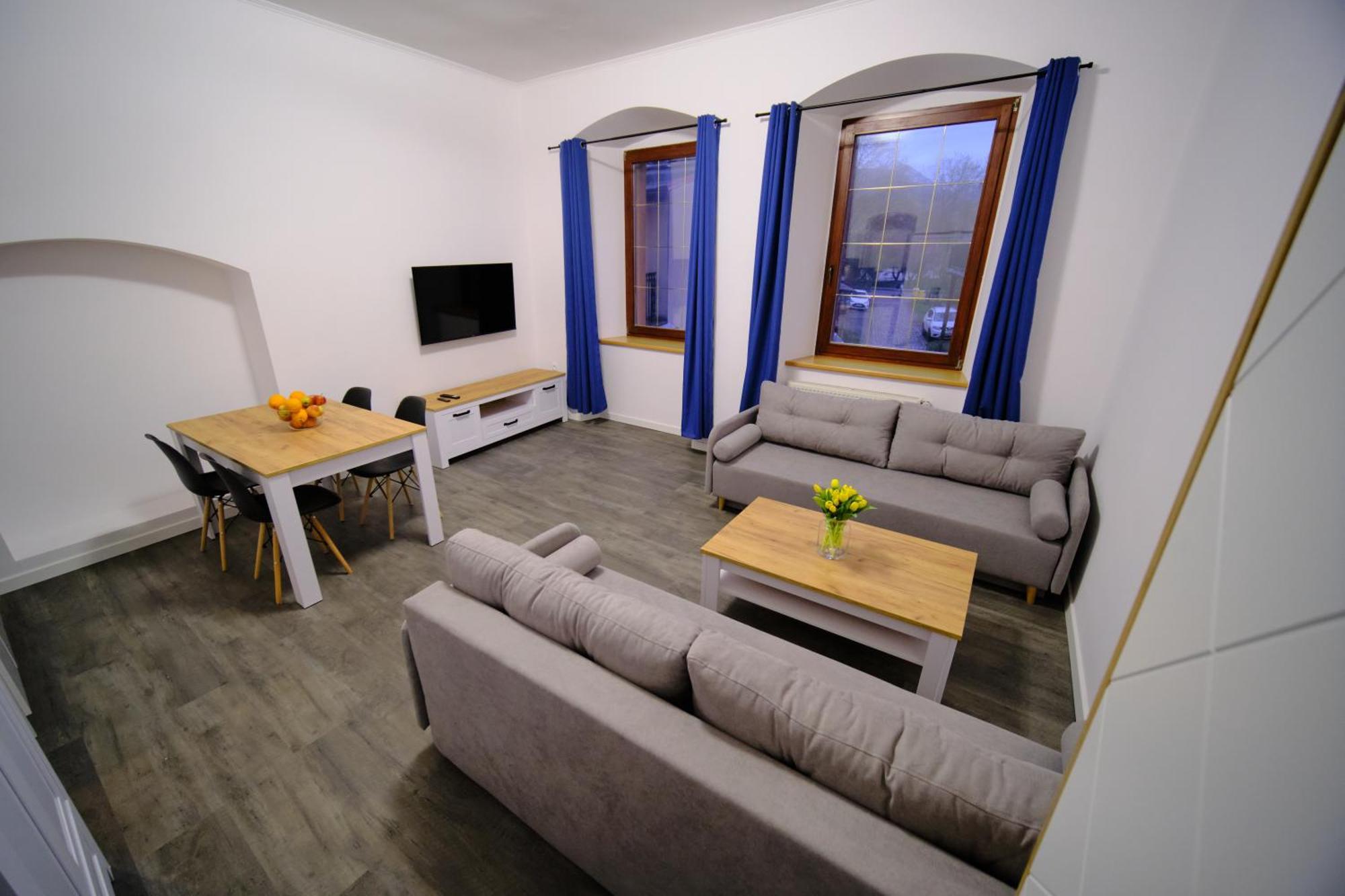 Urania Apartamenty 코바리 객실 사진