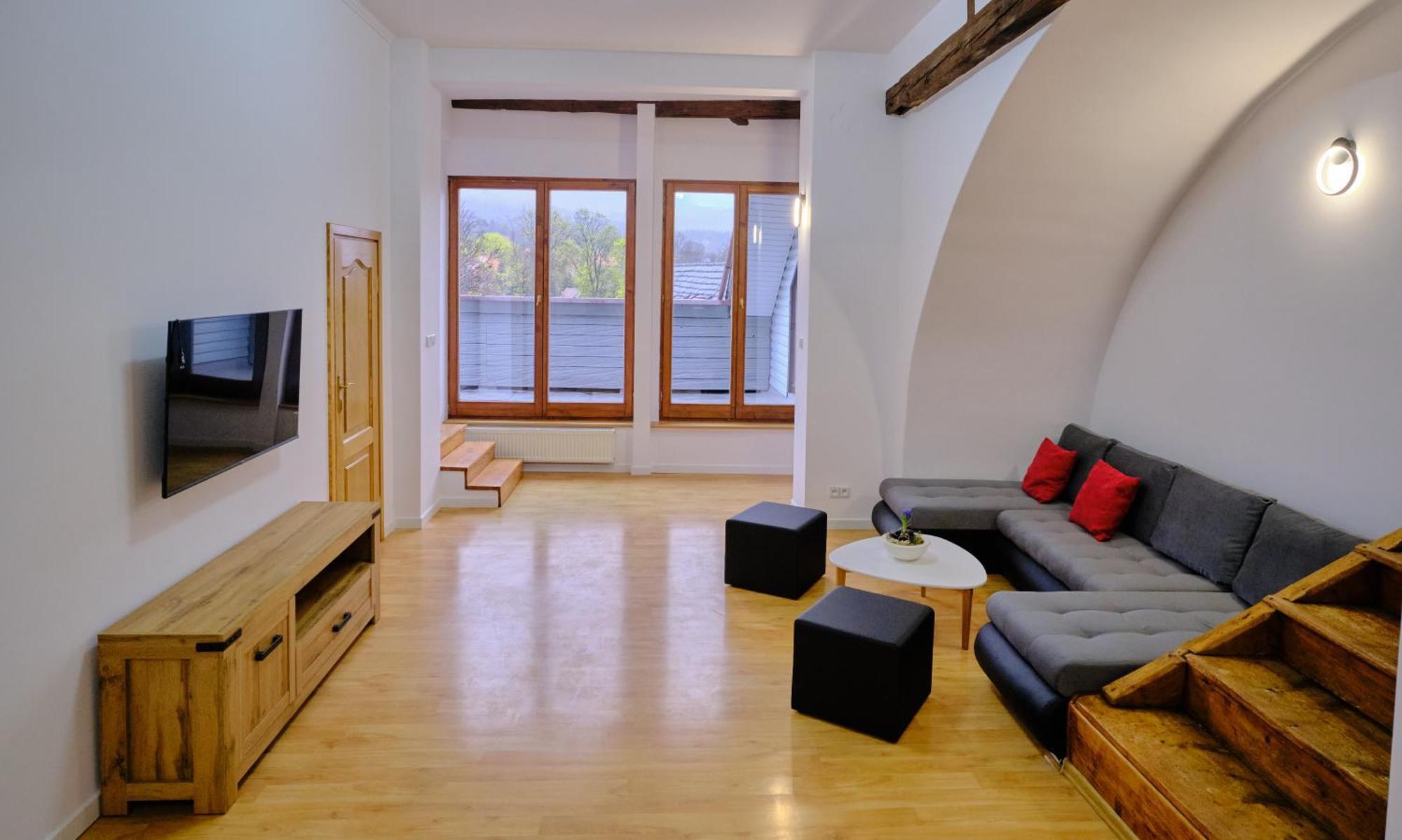 Urania Apartamenty 코바리 객실 사진