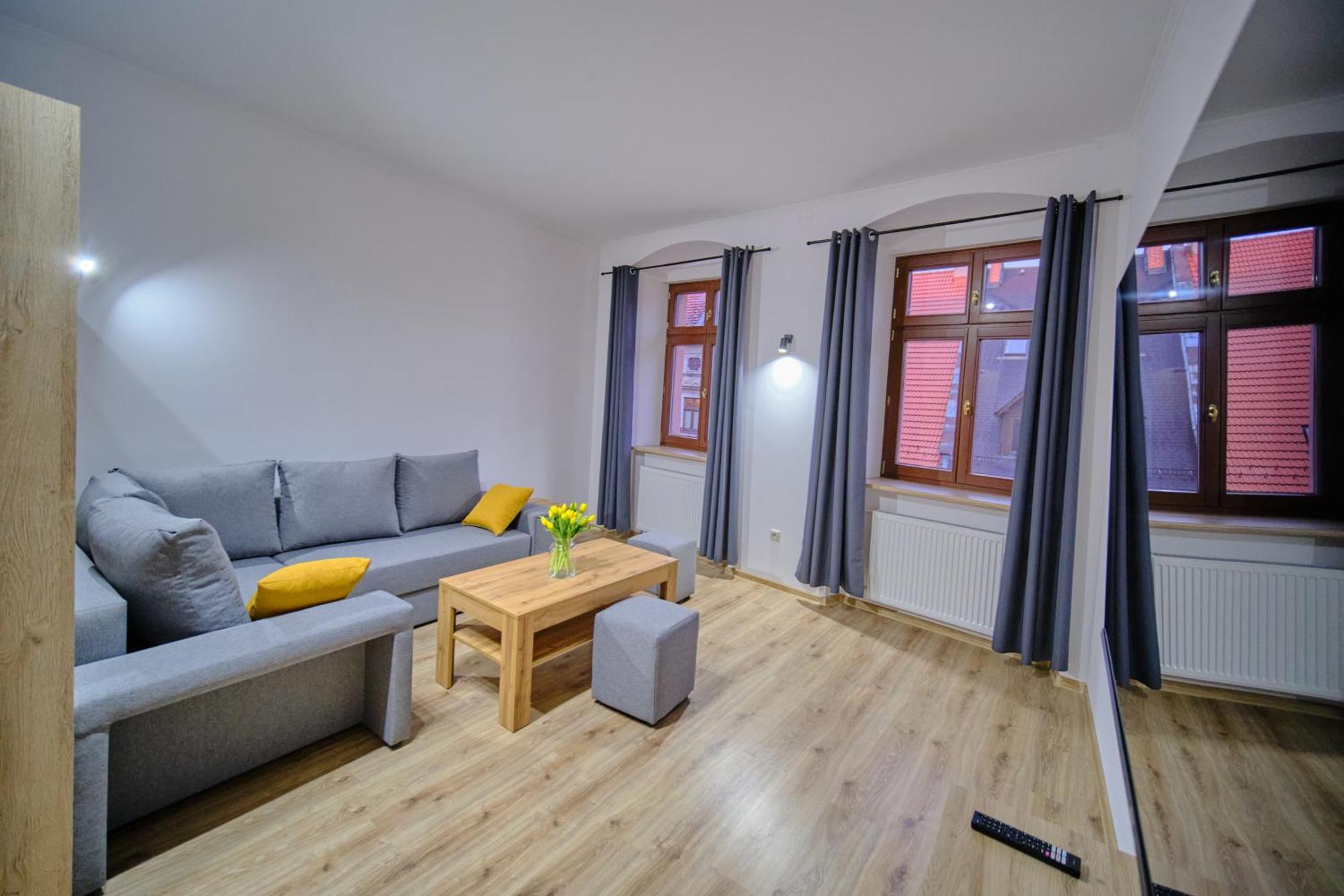 Urania Apartamenty 코바리 객실 사진
