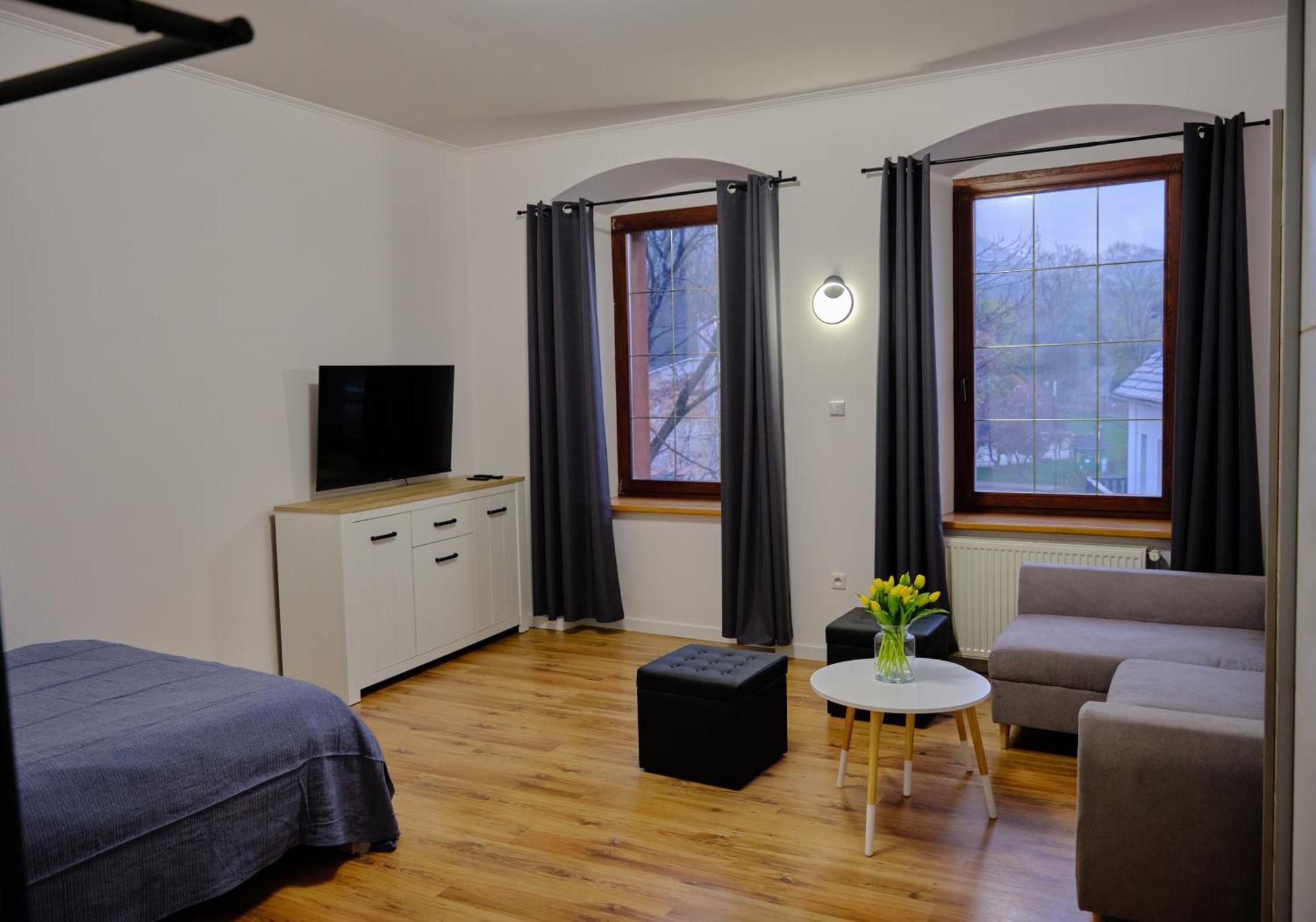 Urania Apartamenty 코바리 객실 사진