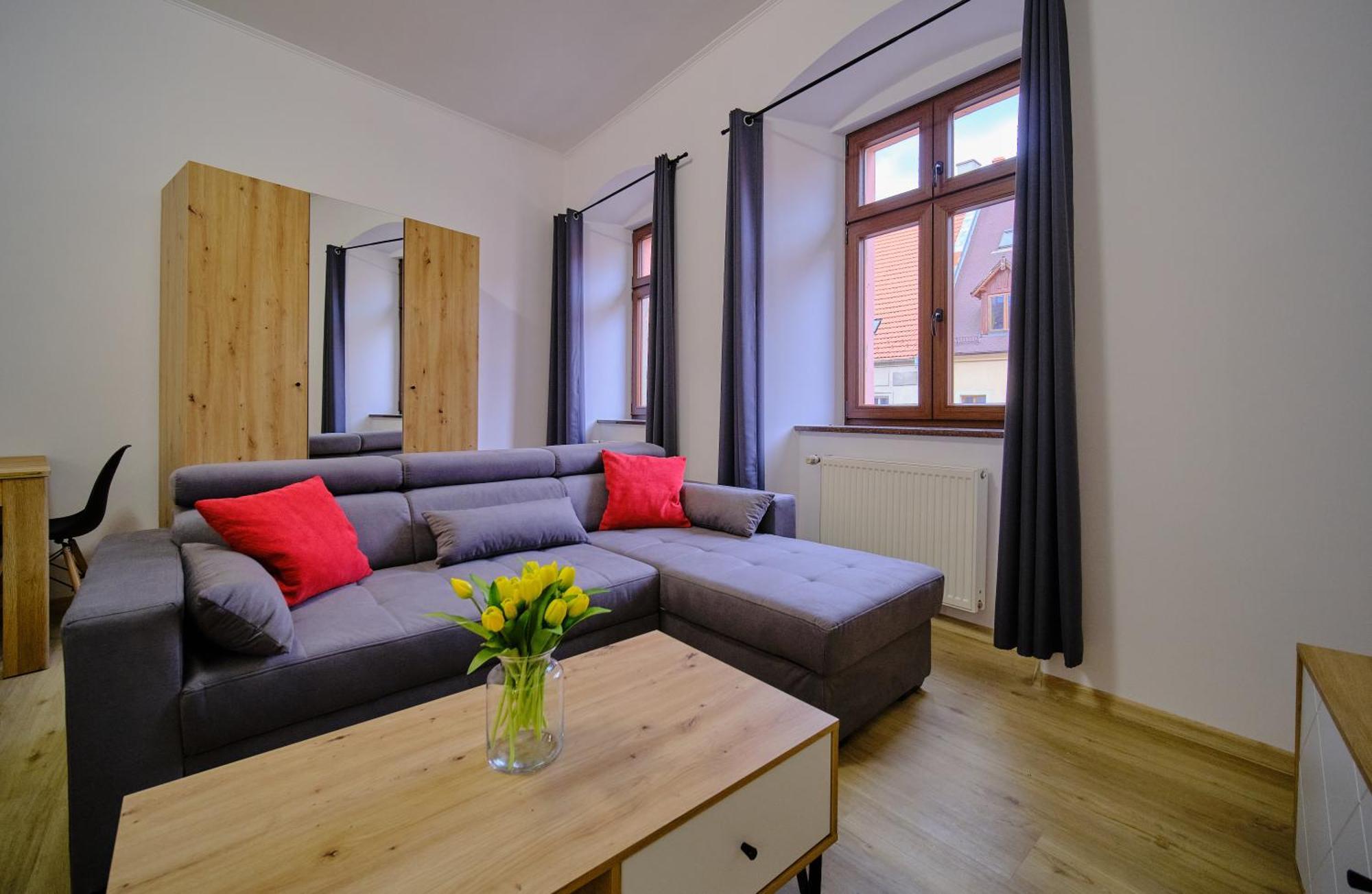 Urania Apartamenty 코바리 객실 사진